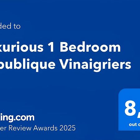 Luxurious 1 Bedroom Republique Vinaigriers Free Netflix Paris Luaran gambar