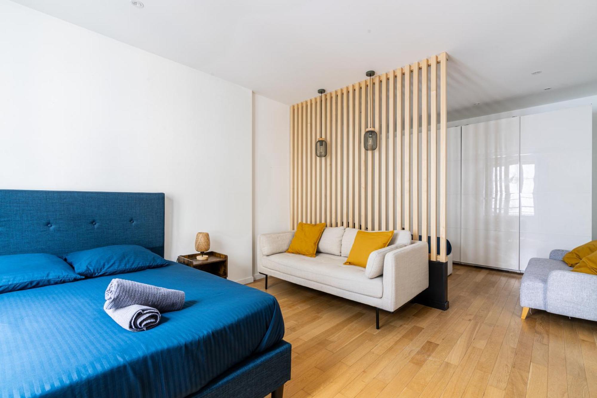 Luxurious 1 Bedroom Republique Vinaigriers Free Netflix Paris Luaran gambar