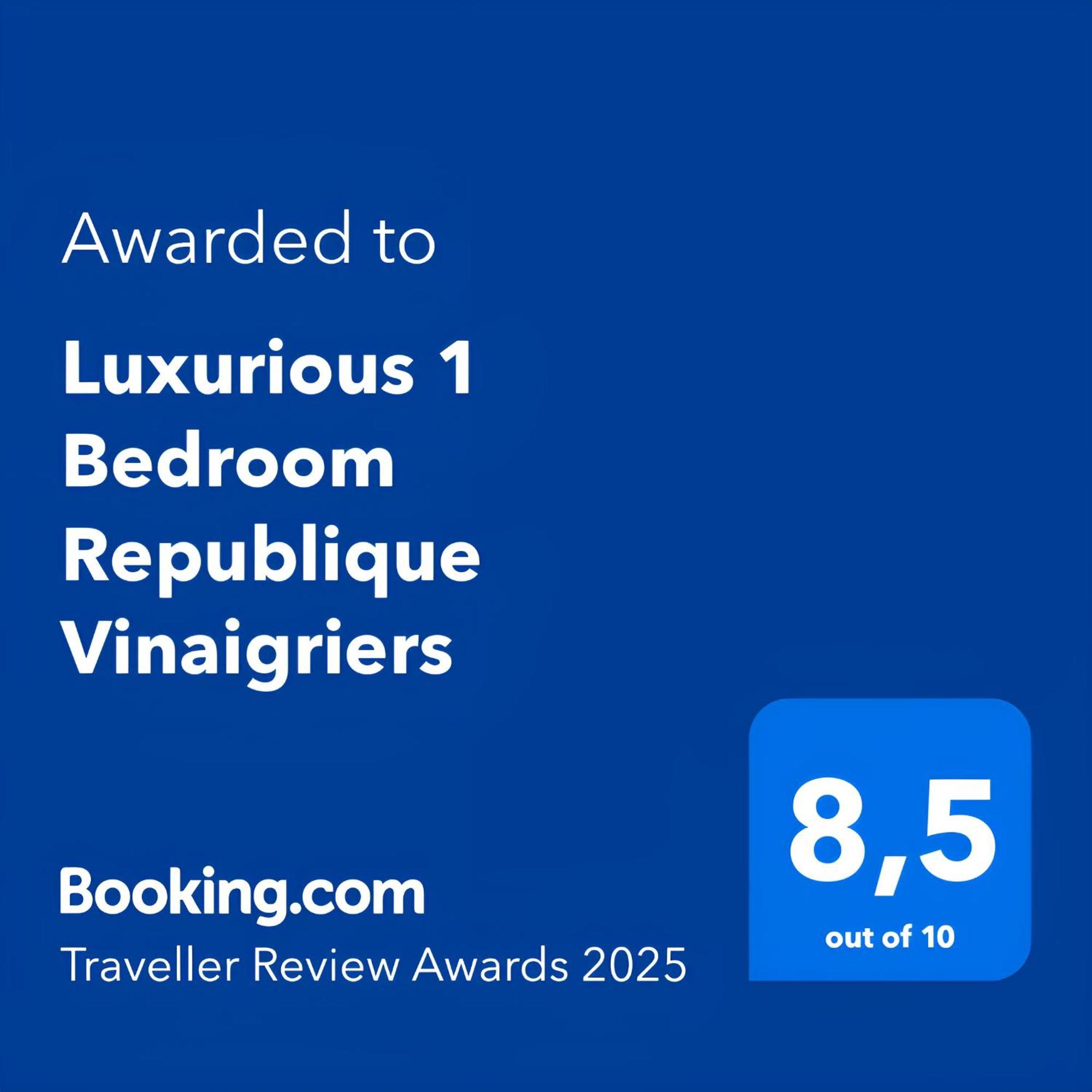 Luxurious 1 Bedroom Republique Vinaigriers Free Netflix Paris Luaran gambar