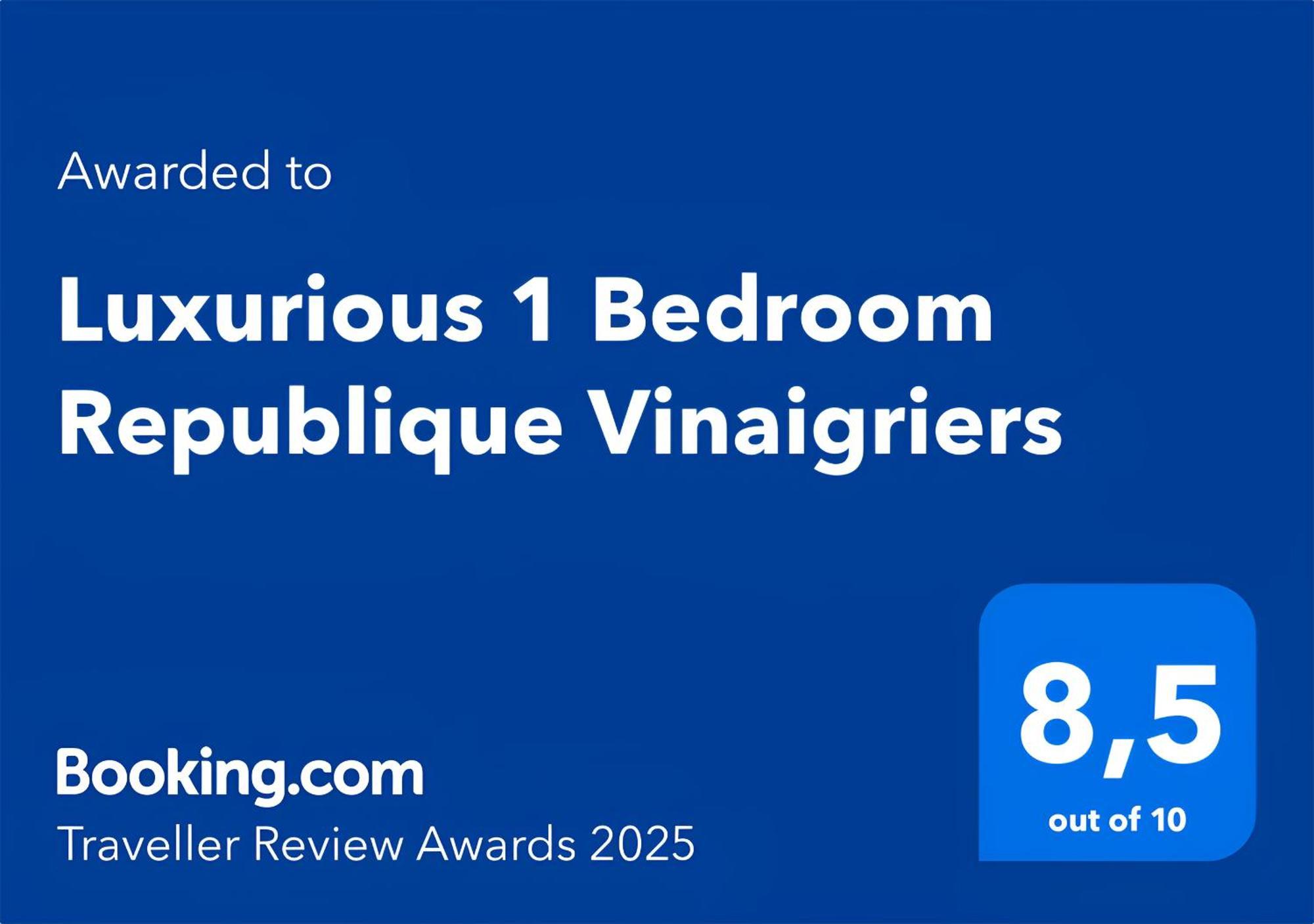 Luxurious 1 Bedroom Republique Vinaigriers Free Netflix Paris Luaran gambar